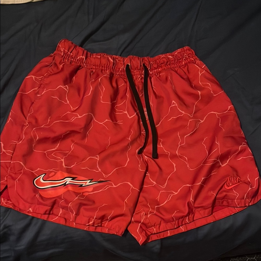 Nike Men's Red Athletic Shorts